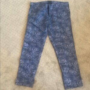 Men's Blue Floral Pants